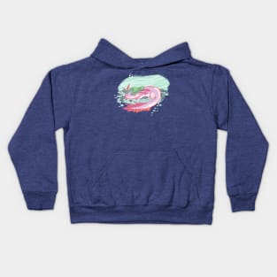 River Puppy Axolotl Kids Hoodie